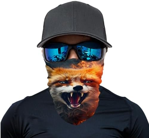 DUOLIFU Seamless Face Mask Bandana Balaclava