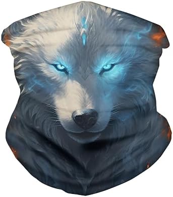DUOLIFU Seamless Face Mask Bandana for Men Women