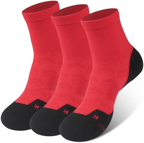 NIcool Cycling Socks for Men Women Bright Crew Socks