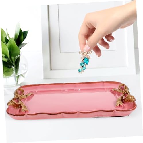 PRETYZOOM Resin Decorative Serving Tray