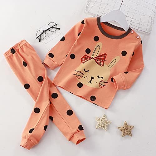 Toddler Halloween Pajamas Set with Cartoon Prints