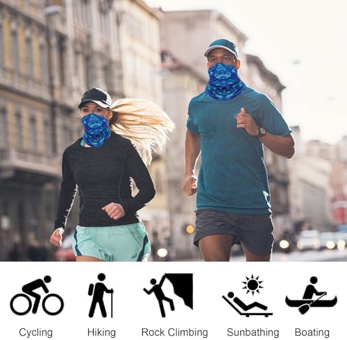 3 Pack Ice Silk Cooling Neck Gaiter for Men Women