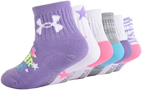 Under Armour Girls Multi Pack Quarter Sock