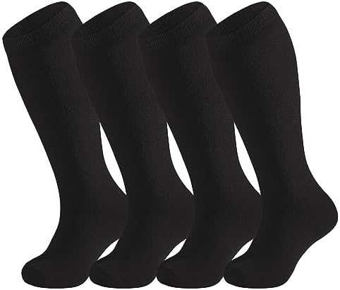 UTTPLL 4 Pairs Toddler Soccer Socks for Boys Girls