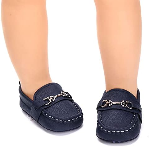 LONSOEN Baby Crib Shoes for Girls and Boys