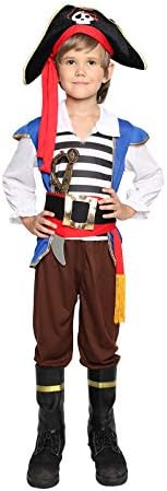 Kids Pirate Costume Boys Deluxe Halloween Set