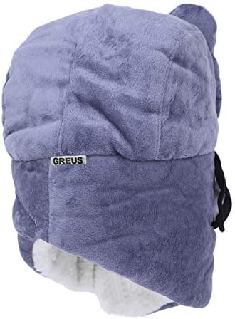 Unisex Kids Winter Ski Cap with Earflaps and Face Mask