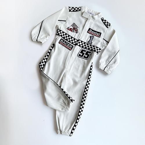 Handmade Race Car Driver Costume for Toddlers - 3T