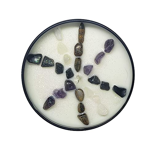 Divine Guidance Crystal Candle 8 Oz Tin