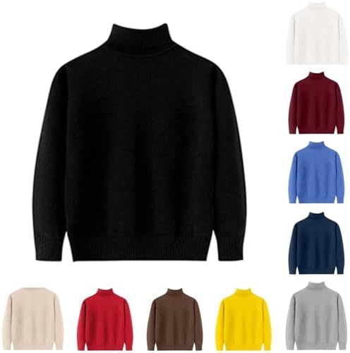 Kids Winter Fleece Turtle Neck Sweater for Fall