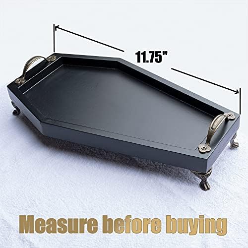 Gothic Coffin Tray - Rustic Decor for Home