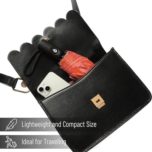 Mr Pen Windproof Travel Umbrella Orange Red