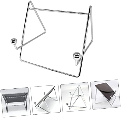 PRETYZOOM Adjustable Stainless Steel Easel Stand for Tablets and Books