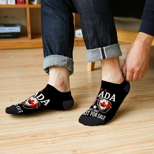 Canada Is Not For Sale Men Ankle Socks 1867