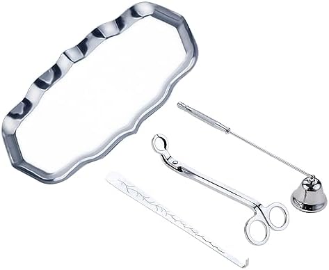 MUXSAM 4-in-1 Candle Care Tool Kit Silver