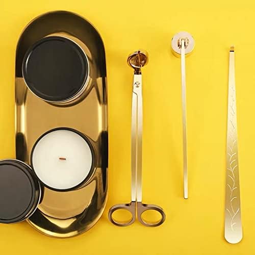 MUXSAM 4 in 1 Candle Accessory Set - Gold 1