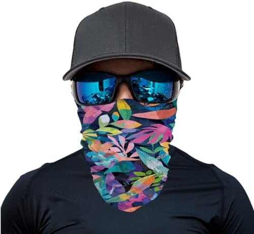 DUOLIFU 3D British Flag Face Scarf Balaclava