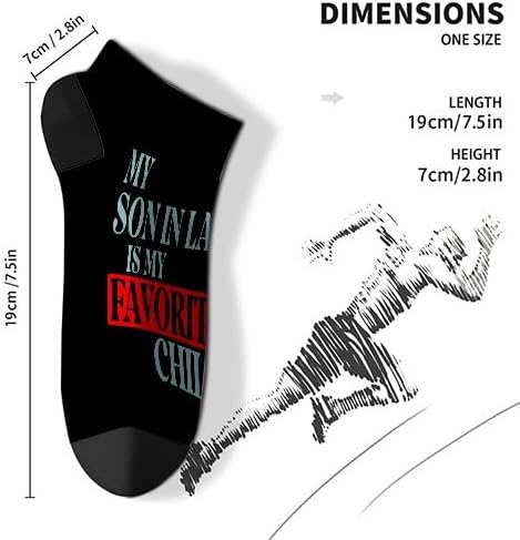 Cute Mens Athletic Socks with Colorful Design