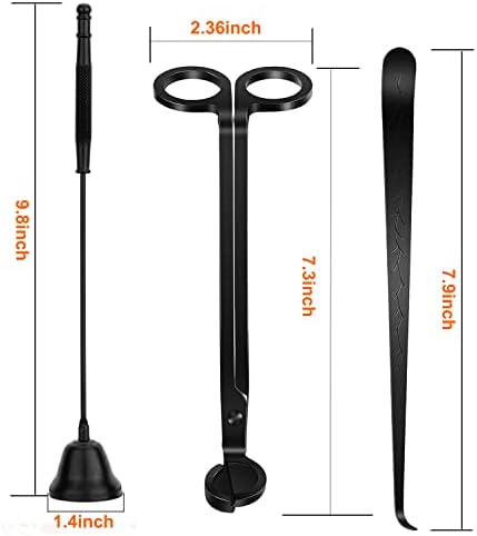 3 in 1 Candle Accessory Kit with Gift Bag - Black