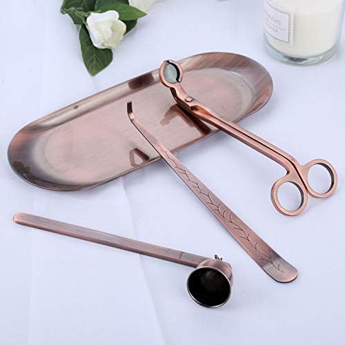 MUXSAM 4 in 1 Candle Accessory Set - Red Bronze 1