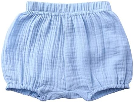 Likthione Baby Linen Bloomer Shorts for Newborn Toddler