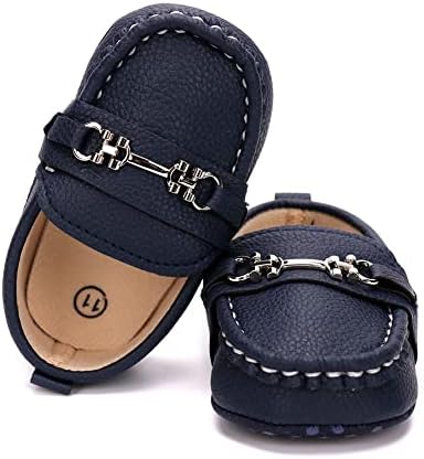 LONSOEN Baby Crib Shoes for Girls and Boys