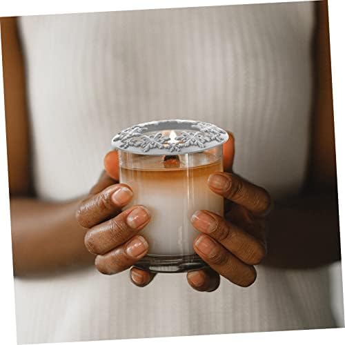 HOODANCOS Jar Candle Christmas Snowflake Topper 1