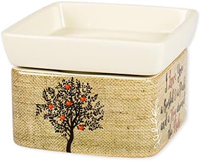 Elanze Designs I Love You Apples Jar Candle Wax Tart Warmer