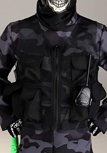 Kids Navy Midnight Commando Costume Set 1