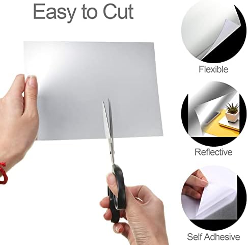 18Pcs Acrylic Mirror Tiles Self-Adhesive Removable Wall Stickers