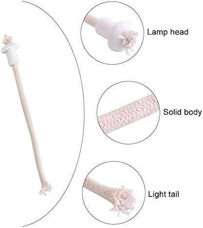 Zetiling Ceramic Wick Holder for Oil Lamps