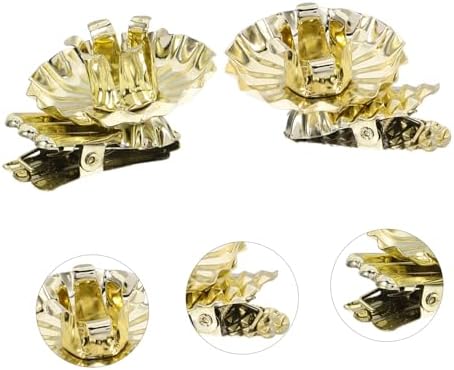4 Sets Modern Style Clip-on Candle Holders for Christmas Tree