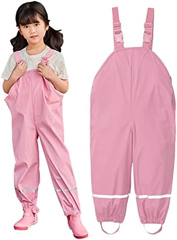 Kids Waterproof Rain Pants for Boys and Girls