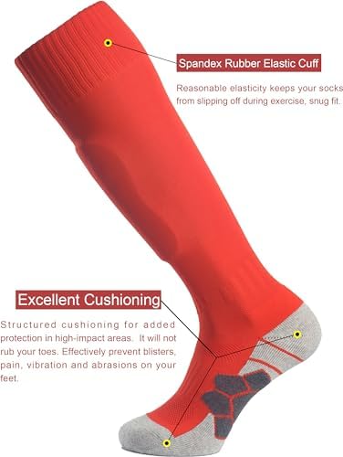 APTESOL Knee High Sport Socks 1-5 Pairs for All Ages