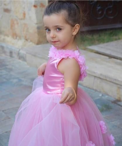 Rebecca Pearl Toddler Flower Girl Dress - Pink 2T