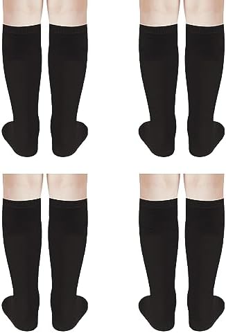 UTTPLL 4 Pairs Toddler Soccer Socks for Boys Girls