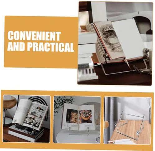 Cabilock 2pcs Iron Display Stand Easel for Desk Phone Holder