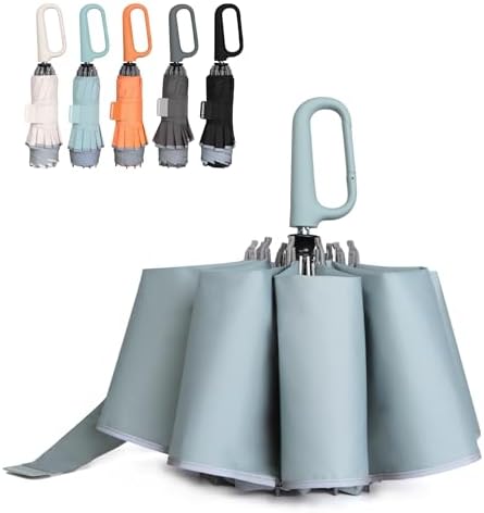 QWB TUMAAOTU Inverted Umbrella with Carabiner Handle