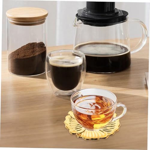 PRETYZOOM Iron Decorative Tray for Candle Teacup Jewelry