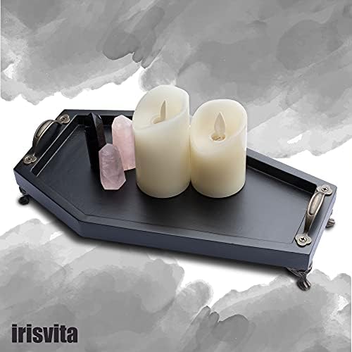 Gothic Coffin Tray - Rustic Decor for Home