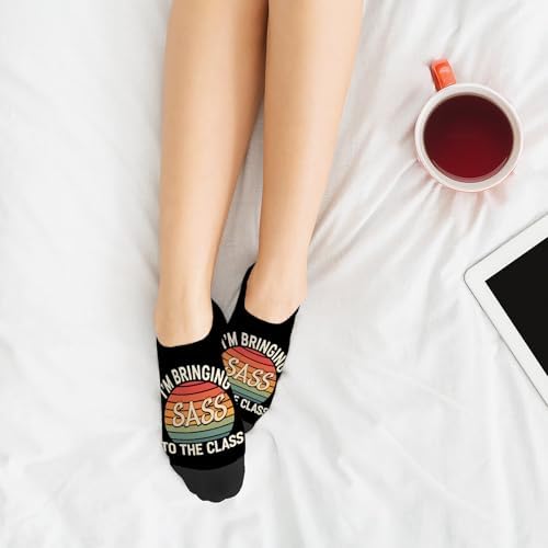 Funny Mens Athletic Socks with Cool Sayings