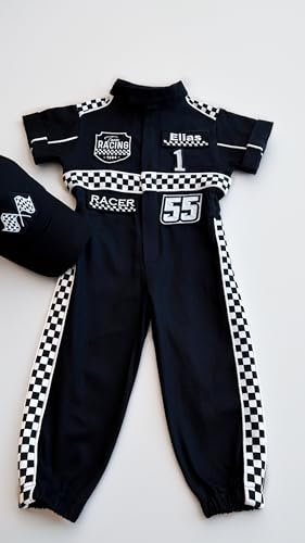 Handmade Race Car Driver Costume for Toddlers - 12-18 Months