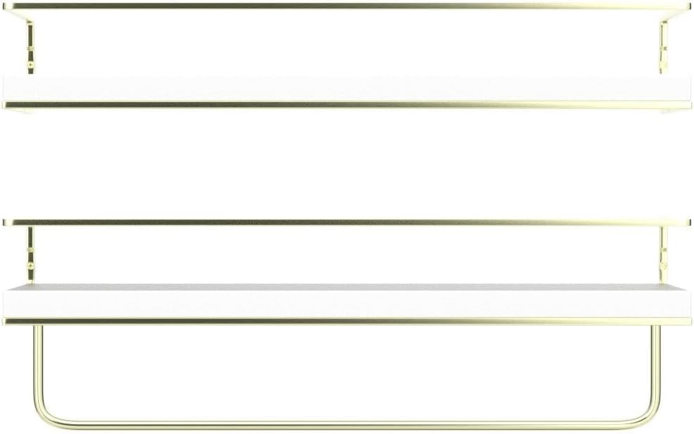 Shario Floating Shelves Set of 2 - White