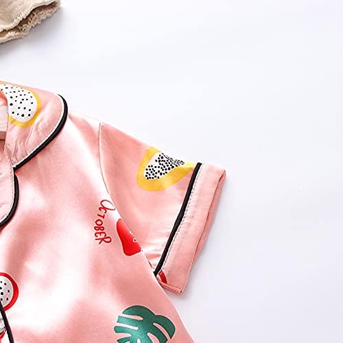 Toddler Strawberry Print 2PCS Sleepwear Set