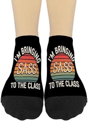 Funny Mens Athletic Socks with Cool Sayings