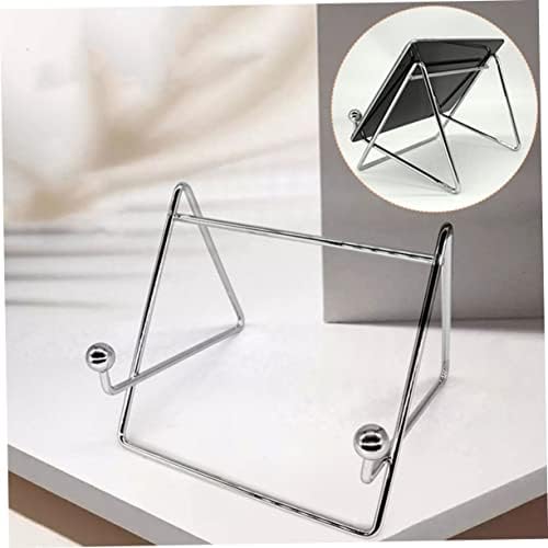 PRETYZOOM Adjustable Stainless Steel Easel Stand for Tablets and Books