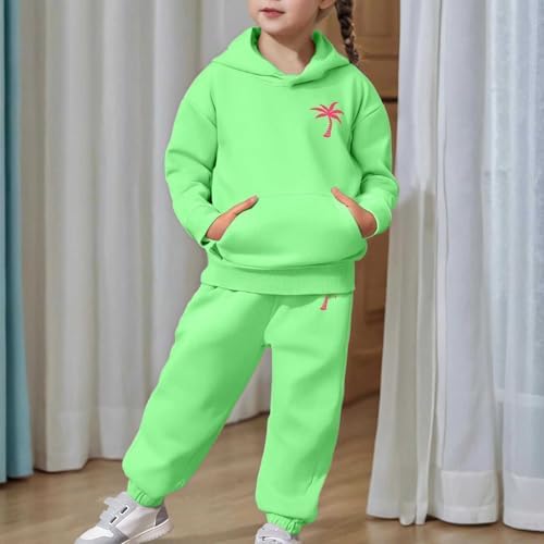Kids Boys Girls Trendy Flower Print Outfit Set