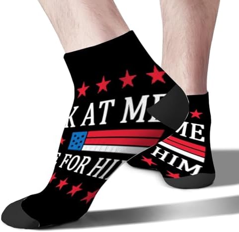 Dont Look At Me I Didnt Vote For Him Mens Casual Socks