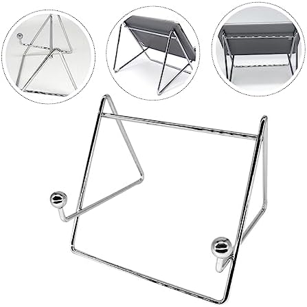 PRETYZOOM Adjustable Stainless Steel Easel Stand for Tablets and Books