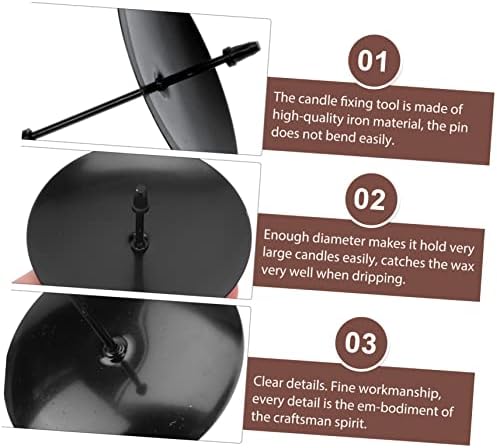 HOLIDYOYO 2 Sets Iron Candle Holders 12pcs2